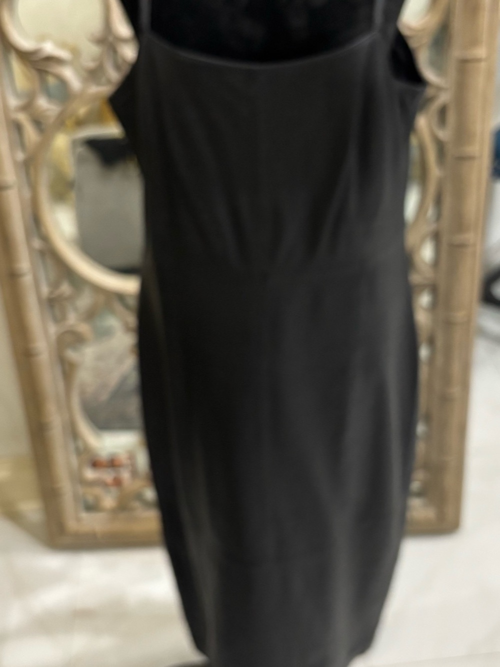 ANTONIO MELANI Black Sleeveless Midi Dress